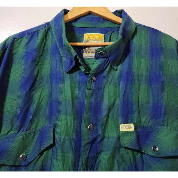 Dixxon Flannel Co Mens 5XL Tahoe Performance D-Lux Blend Short Sleeve‎ Shirt - Picture 1 of 5